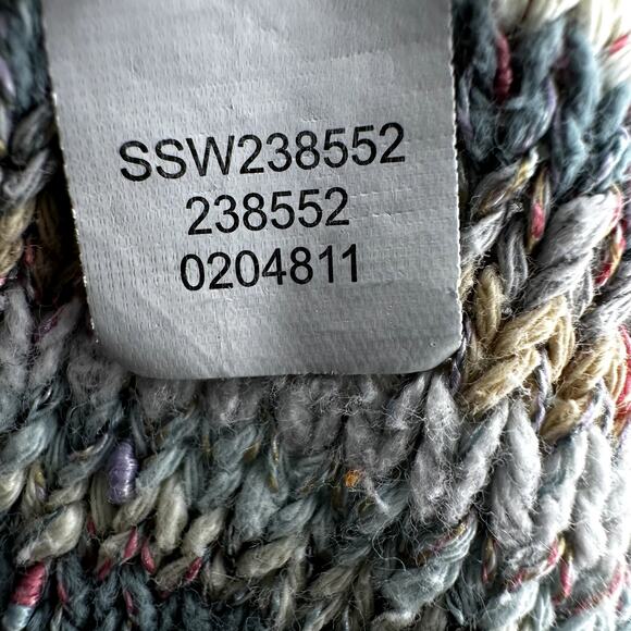 J.Jill Striped Confetti Sweater Round Neck Relaxed Oversized Multicolor XLP - Picture 4 of 5